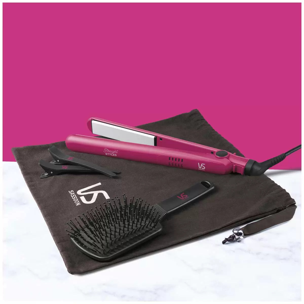 VS Sassoon Shine Lustre Straight Styles Straightener VSLE222A