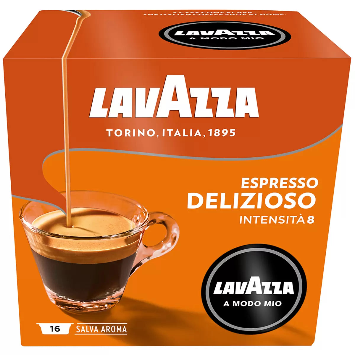 Lavazza A Modo Mio Delizioso Coffee Capsules 96 Pack