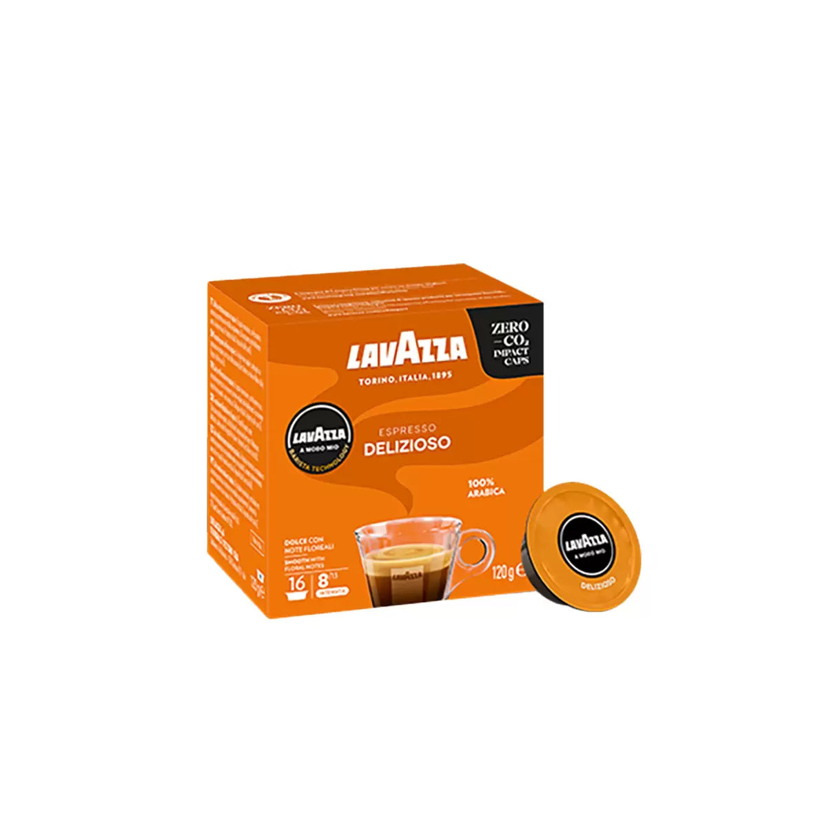 Lavazza A Modo Mio Delizioso Coffee Capsules 96 Pack