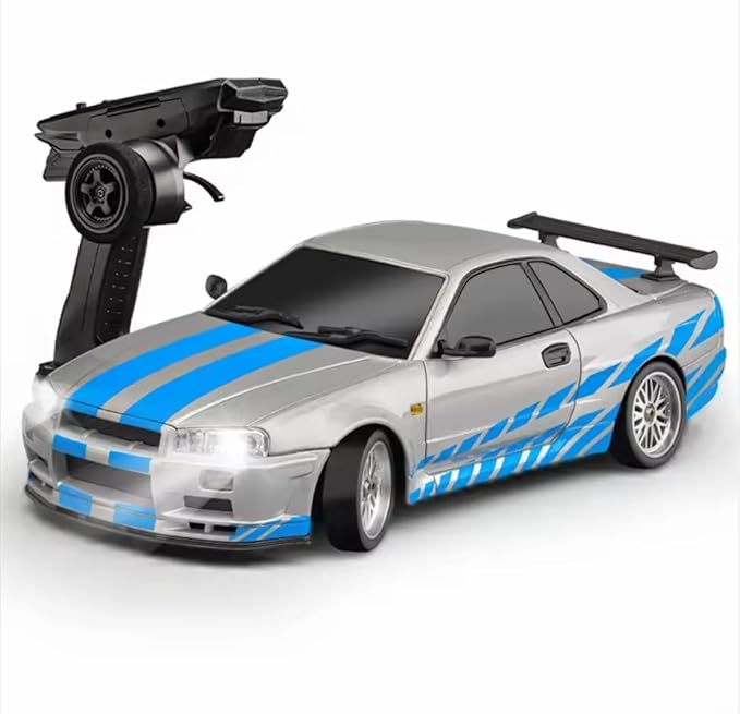 RC Drift Car R34 GTR, 1/18, 2.4ghz RWD