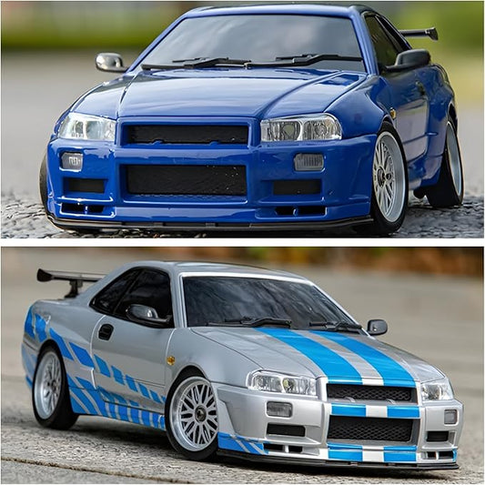 RC Drift Car R34 GTR, 1/18, 2.4ghz RWD